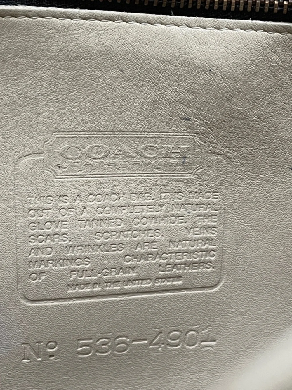 Coach Vintage Turnlock Shoulder Bag in Bone - Picture 14 of 16